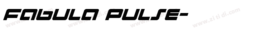 Fabula Pulse字体转换